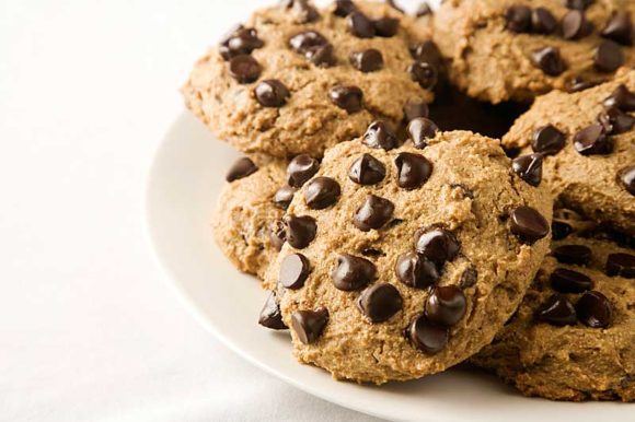 Cookies americani con gocce di cioccolato