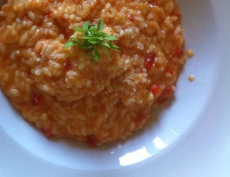 risotto al peperone di pontecorvo