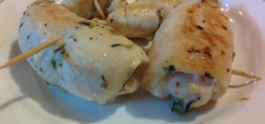 involtini di pollo con pancetta e scamorza di bufala dop