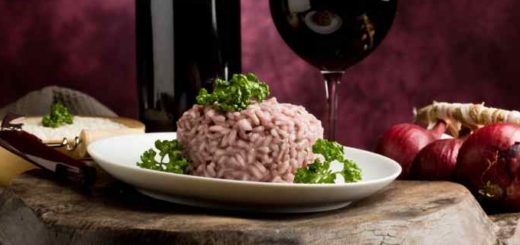 risotto all'amarone e monteveronese dop