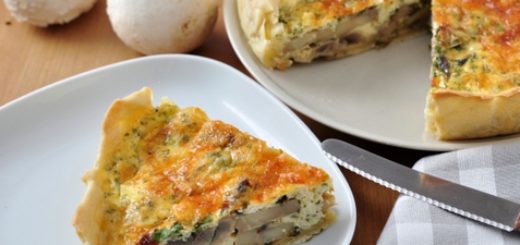 Mushroom Quiche