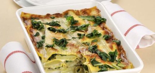 pasta al forno con bietole e besciamella light